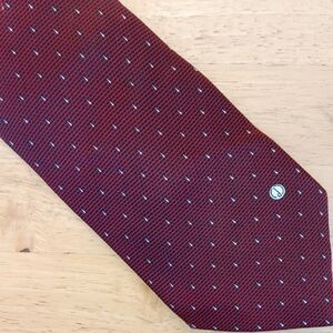 Dunhill Burgundy Geometric *PRINT* Tie